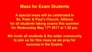 Exam Mass 2017